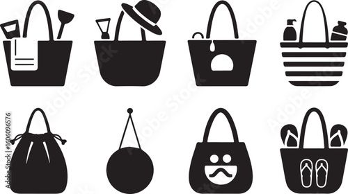 Fun Beach Bags and Summer Accessories Collection
