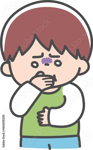 子どもの体調不良　吐き気