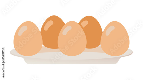 Eggs plate breakfast food protein healthy diet nutrition cooking ingredient easter eggs delicious fresh