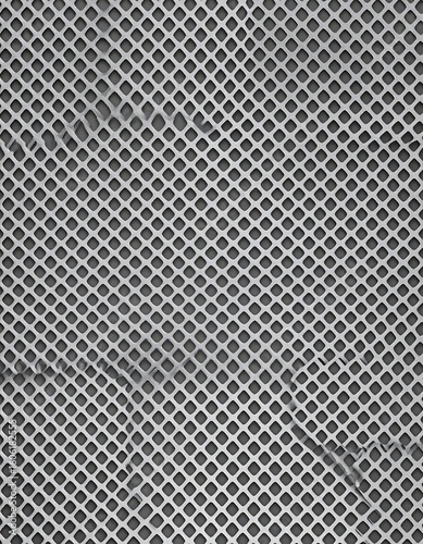 A textured, gray, diamond-patterned mesh