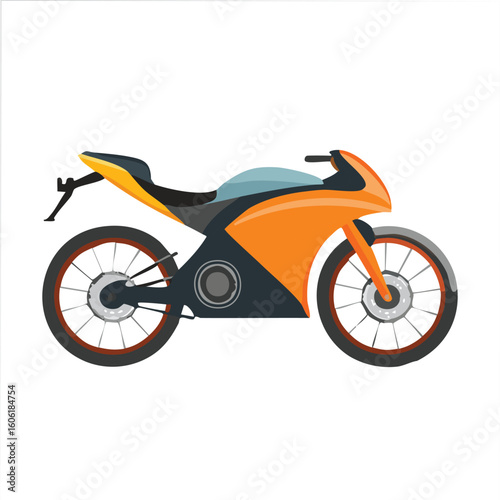 sports bike vector illustration