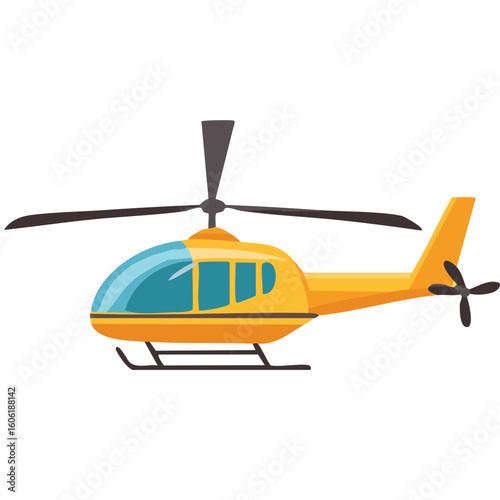 helicopter vector illustration