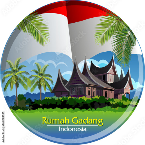 Rumah Gadang, one of Indonesia's cultural treasures and an icon of West Sumatra.