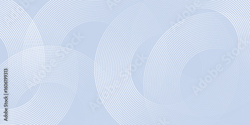 Abstract sinple blue art background with circle elements. Digital technology poster modern