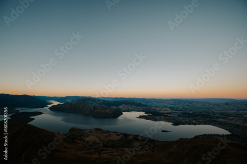 sunset over at Roys Peak, Wanaka, New Zealand