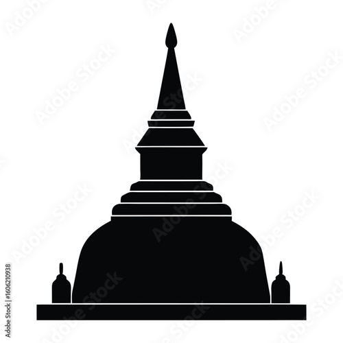 temple vector illustration