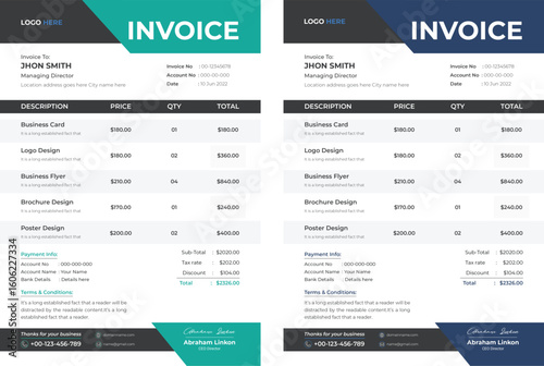 Business Invoice Template Template