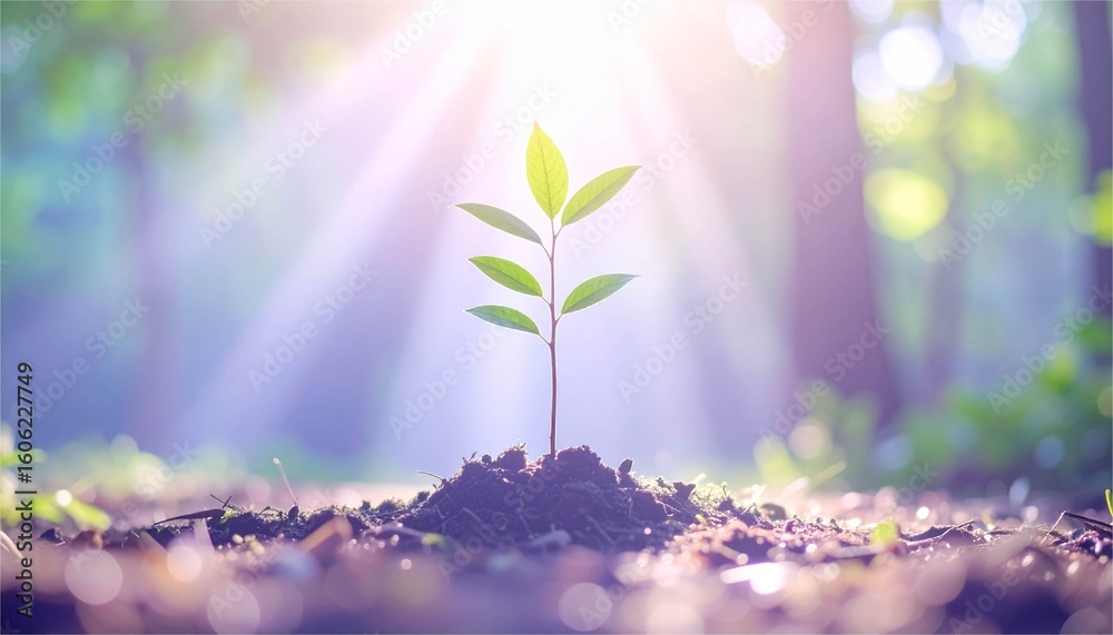 Fototapeta premium 夏 緑 葉 若葉 自然 成長 ビジネス 伸び イメージ