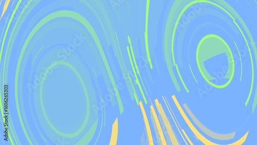 Swirling Abstract of Colors: An immersive abstract visual, where pastel hues of yellow, blue, and green gracefully intertwine in dynamic, swirling patterns, evoke a sense of calm and energy.