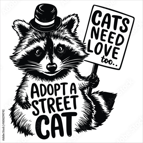 cat need love too adopt a street cat