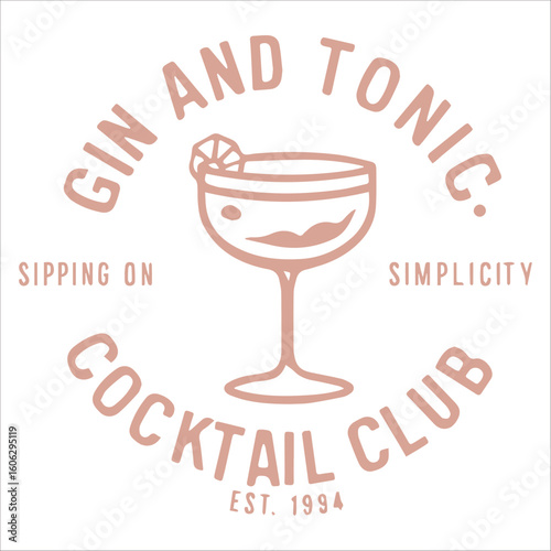gin and tonic cocktail club
