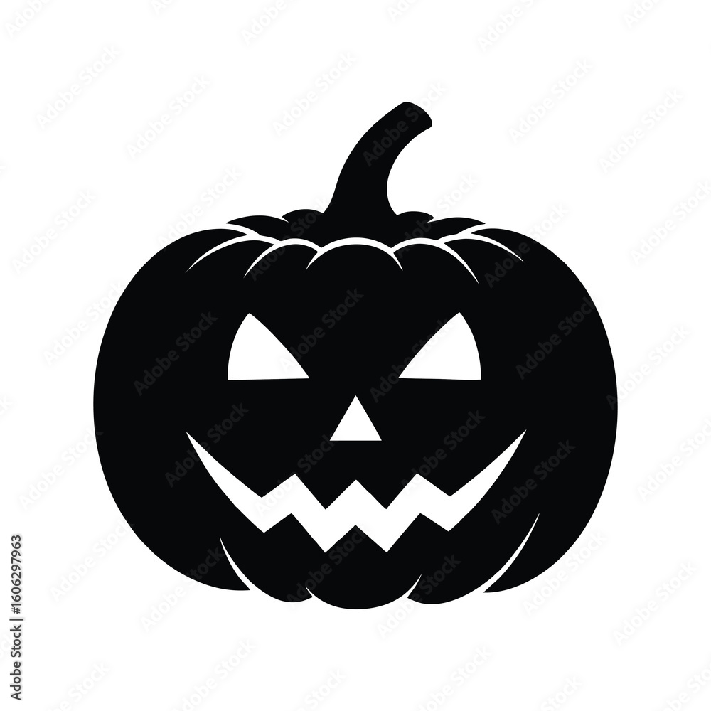Fototapeta premium halloween pumpkin isolated on white