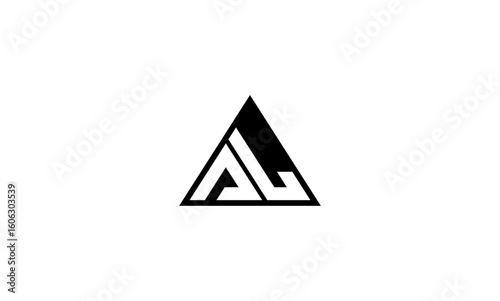 Free Download AL initial letters, monogram logo - GFXLoad
