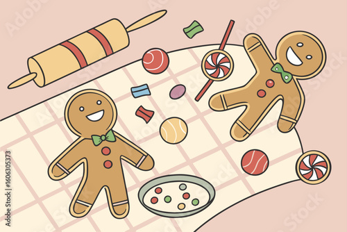 christmas gingerbread cookies