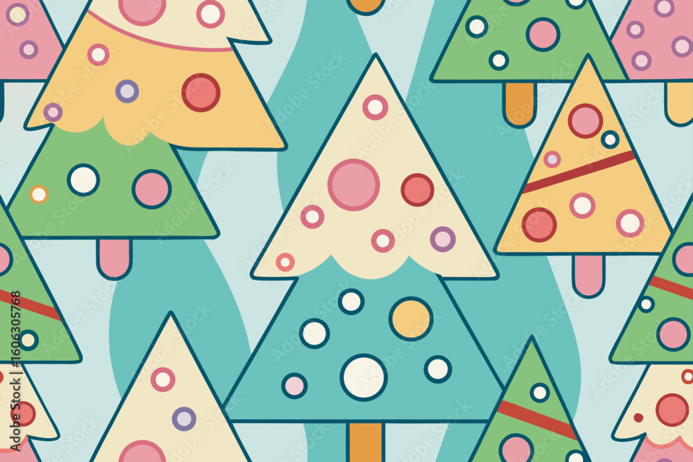 Fototapeta premium christmas seamless pattern