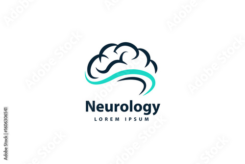 Neurology logo design template