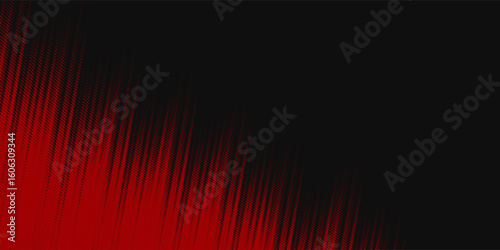 Red halftone dots blue color pattern gradient grunge texture background. Dot pop art comic sport style red and black