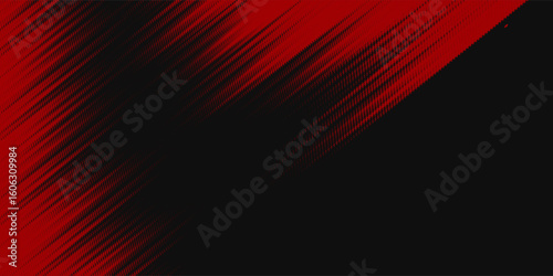 Red halftone dots blue color pattern gradient grunge texture background. Dot pop art comic sport style red and black