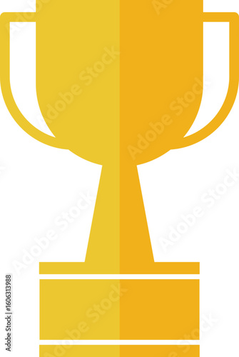 Trophy cup icon set collection in flat style. Award prize vector illustration on isolated background. Champion sports event sign business concept.
