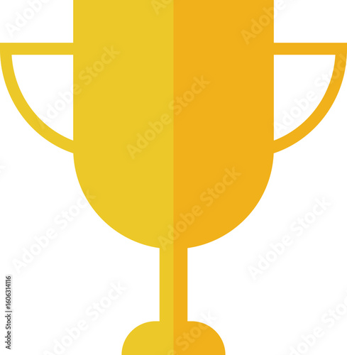Trophy cup icon set collection in flat style. Award prize vector illustration on isolated background. Champion sports event sign business concept.