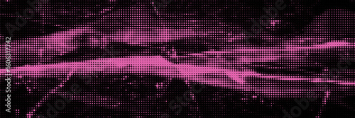 Bitmap halftone background in punk grunge aesthetic. Vector modern backdrop for poster, collage, design template.