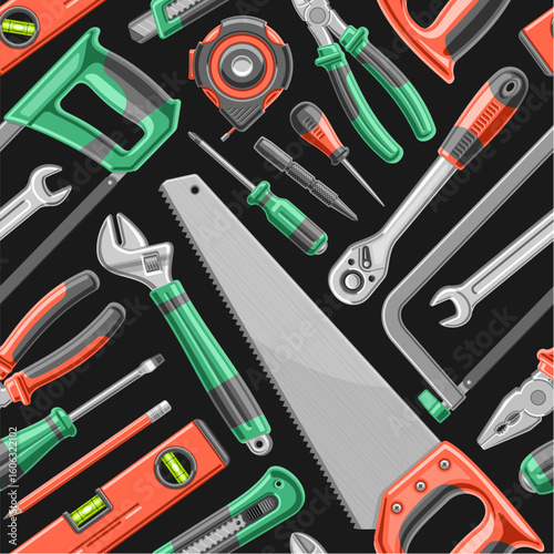 Vector Hardware Tools seamless pattern