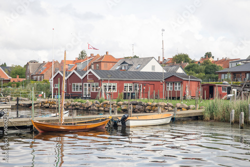 The beautiful town Nysted in Denmark
