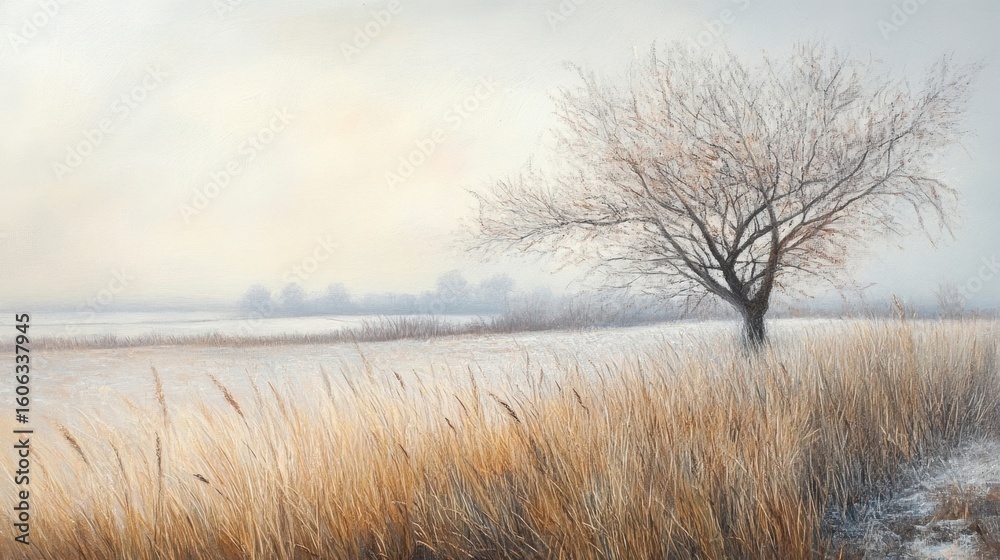 Fototapeta premium Winters Gentle Embrace.