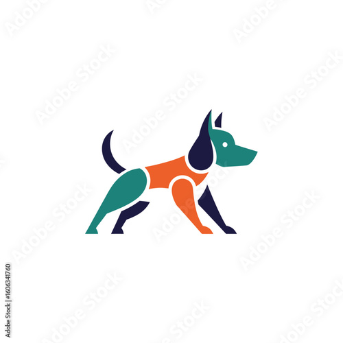 Dog logo icon