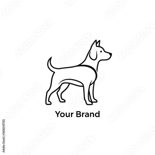 Dog logo icon