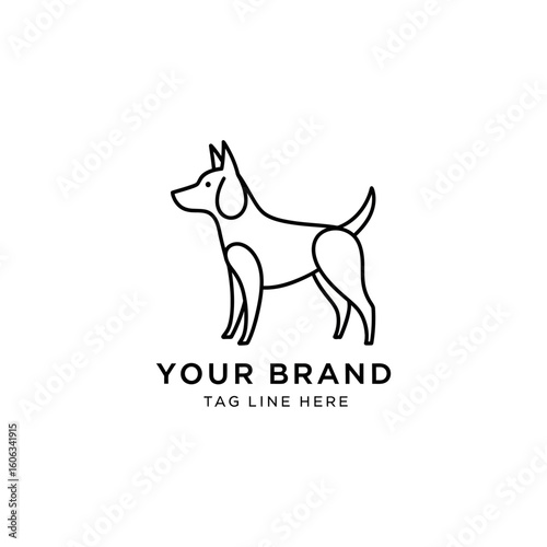 Dog logo icon
