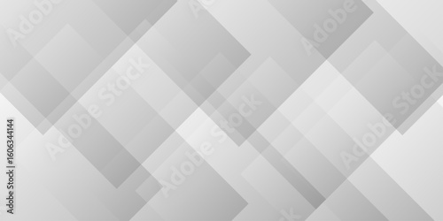 Overlap abstract random cube vector element modern overlay diamond triangle paper white and gray technology pattern web corporate brochure layer space texture background.	