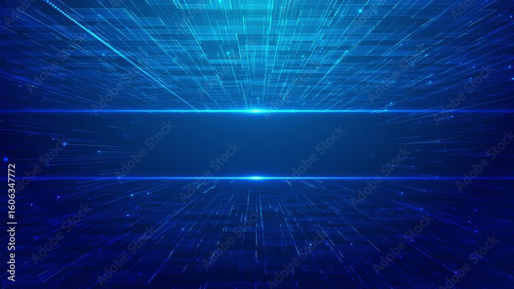 Abstract technology big data background digital data flow. Transferring. Transfer storage of data block chain, server hi-speed internet. Digital transformation System engineering Communication network