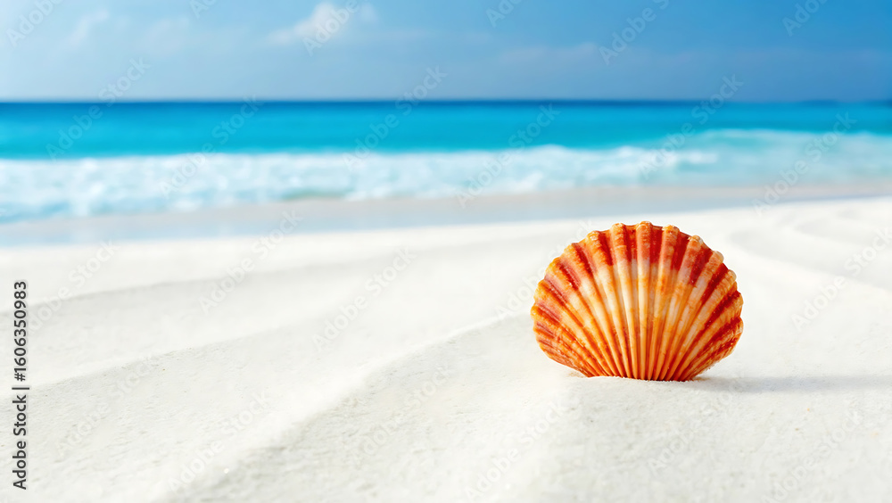 Obraz premium shell on the beach