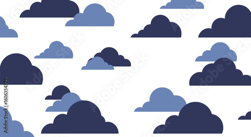 Abstract Cloud Pattern Vector