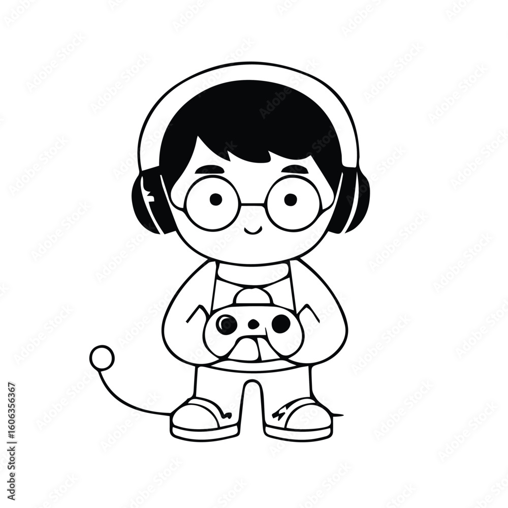 Young male gamer in casual clothing holding a controller. Friendly pose against a plain background. Digital media enthusiast in home setting - Young male gamer in casual clothing holding a controller. Friendly pose against a plain background. Digital media enthusiast in home setting -