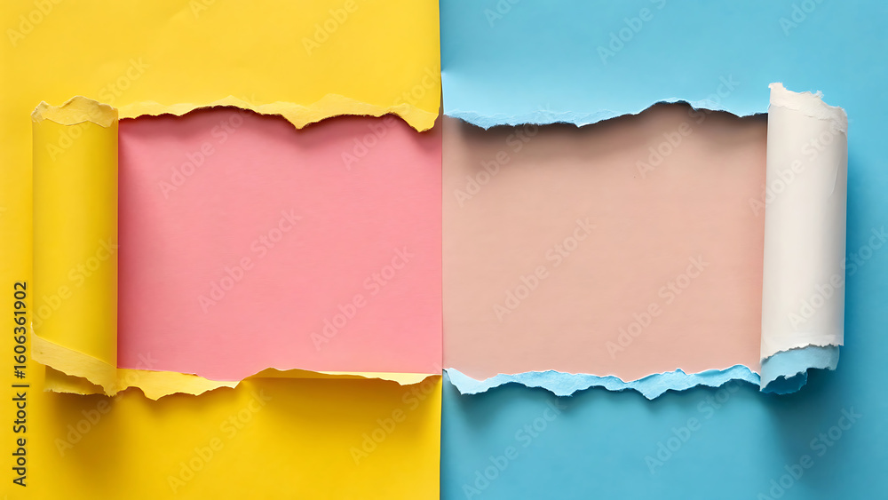 Fototapeta premium ripped paper background