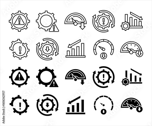 inefficient icon