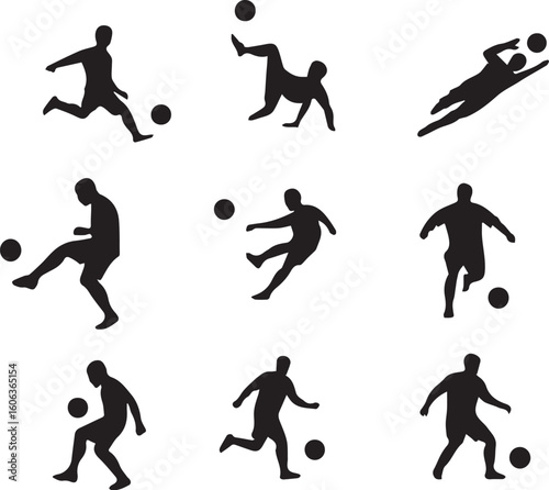 set of sport silhouettes