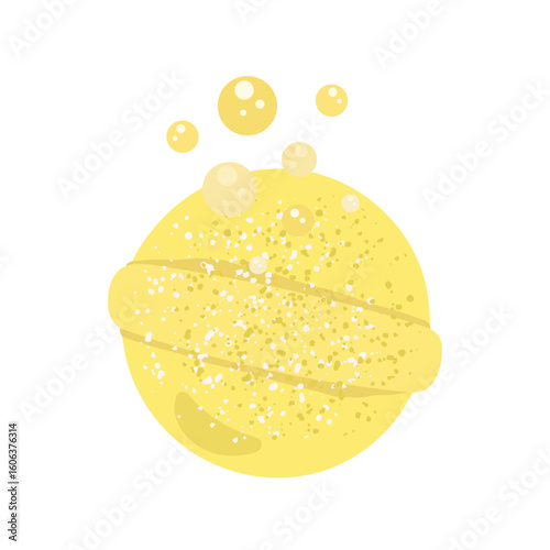 バスボム　イラスト
