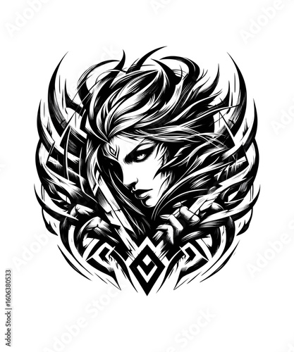 Viking Shield Maiden Warrior