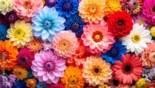 Vibrant floral display