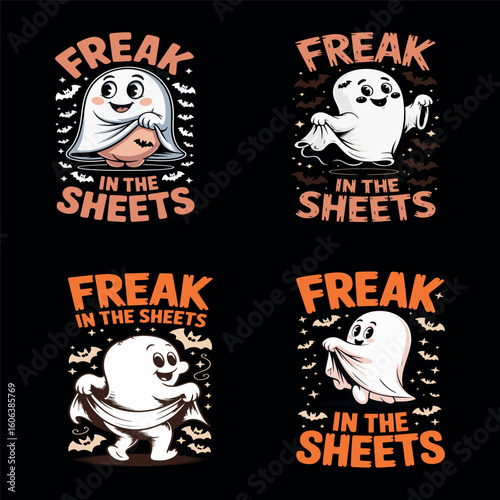 Freak in the Sheets Helloween t-shirt design 2025
