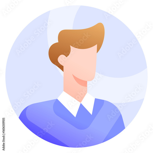 man avatar business corporate icon