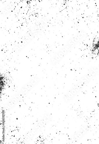 Grunge of black and white. Abstract illustration texture of, chips, dot isolated, scratched grunge frame abstract texture. Grunge frame transparent background.