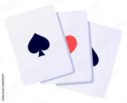 ace of spades and hearts playing card