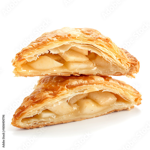 Golden Apple Turnovers with Flaky Pastry