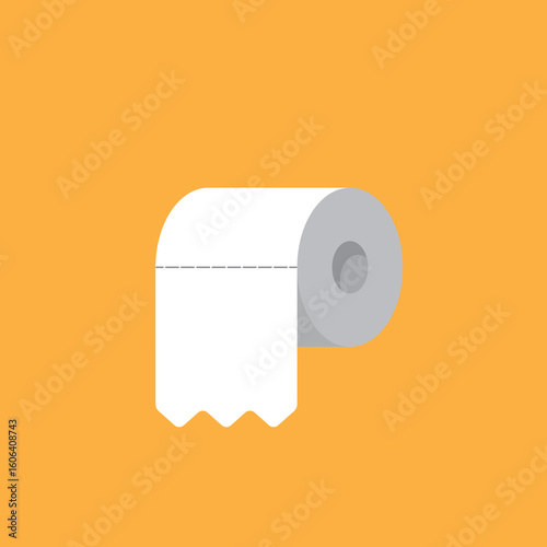 long tissue in the toilet