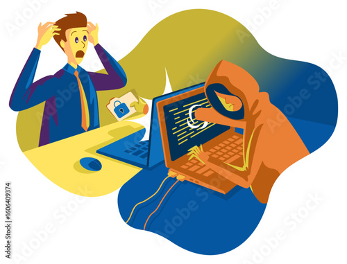 Hacker Computer and Break into the Security