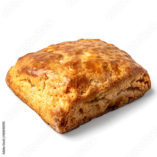 Golden-brown flaky pastry with a glossy glaze, likely a sweet or savory turnover